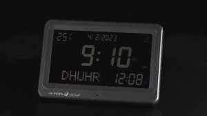 Azan Alarm Clock Islamic Temperature Decoration Muslim Prayer Clock Table Clock for Home Desk