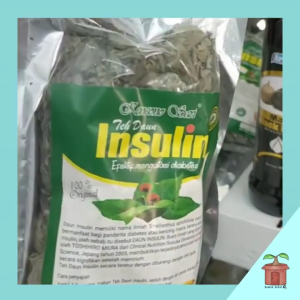 Daun Insulin Kering Teh Efektif Mengatasi Diabetes Gula Darah Tinggi 40 gram Kencono Sari Herbal