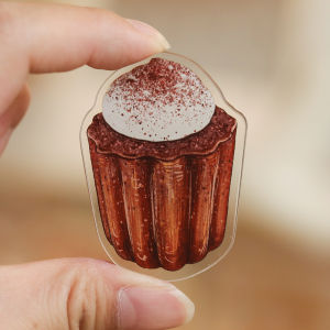 Keluli Refridgerator Magnets Acrylic Magnetic Original Cute Baking Illustration Decoration