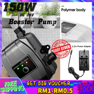 【Shipping From Malaysia】24V 150W High Pressure Booster Pump Mini Water Pump Automatic Shower Pump Connector for kitchen Sink Shower Water Heater Tap Safety Household pam air rumah automatik
