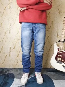 Celana Panjang Jeans Pria Dewasa Keren Bahan Melar Dan Tebal Premium Exman Denim EXM04S