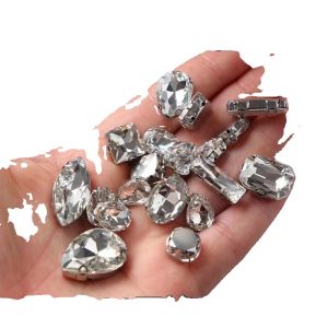 Classy Clothes Decoration DIY Crystal Glass Hand Sewing Diamond Accessories Water Drop Heavy Industry Manual Beaded Materials Accessories