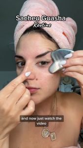 304 stainless steel roller massager Heart-shaped stainless steel thumb scraping board Face scraping metal scraping