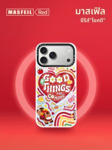 MASFEIL | Graffiti Pony suitable for iPhone18Promax mobile phone case 16 magnetic belt stand Apple 17Pro all-inclusive set red ip13pm15 animal year