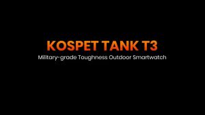 New kospet Tank T3 Đồng hồ thông minh cho phong cách quân sự cho nam gồ ghề 1.46 "AMOLED chống nước tập thể dục đồng hồ điện tử