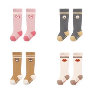 Baby Socks Spring & Fall Winter Pure Cotton Baby Long Legs Knee Socks Loose Men and Women Kids Non Slip Knee High Room Socks