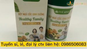 Bột Ngũ Cốc Dinh Dưỡng Cao Cấp Tuệ Minh 25 Loại Hạt Từ Thiên Nhiên (hộp 0.5 Kg) Lợi Sữa Tăng Cân Giảm Cân Đẹp Da Chống Lão Hóa
