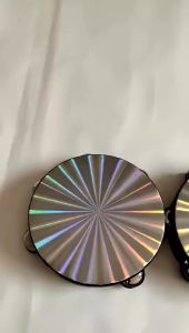 【COD】Wooden Radiant Tambourine Handbell Hand Drum Reflective Drum Head Musical Percussion Instrument