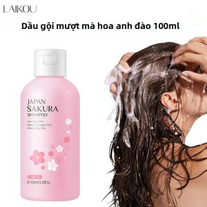 Dầu Gội LAIKOU Sakura 100ml Nuôi Dưỡng Phục Hồi Tóc Hư Tổn Chống Gàu Kiểm Soát Dầu Làm Sạch Tươi Mát Mềm Mại Chăm Sóc Cho Mọi Loại Tóc