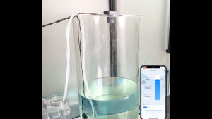 EPTTECH Smart TLC2404 8m Tuya Smart Life Oil Water Tank Level Sensor Mobile APP Wireless WIFI Remote Ultrasonic Real-time Reminder Indicator