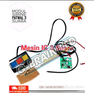 MODUL KLAKSON 3 TOMBOL 12V&24V