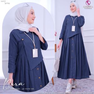 SF MIDI DRESS POLOS KARINA MIDI DRESS KATUN LINEN Dress gamis Katun TERLARIS BEST SELLER DRESS PROMO LAZADA BY SHOFIYA