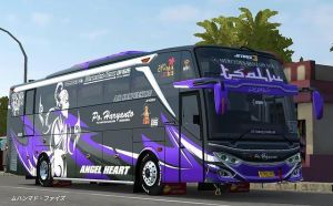 miniatur jetbus3+ highdeck haryanto viral telolet basuri