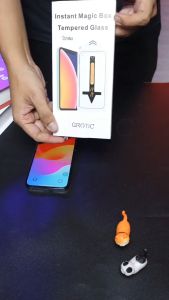 Protetor de Tela de Vidro Temperado GROTIC para iPhone 16 15 14 13 12 11 X Pro Max Plus: Protetor de Tela Fácil de Aplicar e Premium