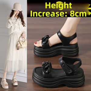 DINGMUYI | Height-increasing Platform Sandals Women 8cm