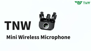 TNW X23C Mini Wireless Lavalier Microphone AI Noise Cancelling Microphone Mini Mic For Vlogging