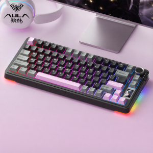 AULA | Bàn phím cơ AULA S75 Pro/F75 - 3 chế độ (Tri-mode) Hotswap RGB đa dụng cho Game và Văn phòng