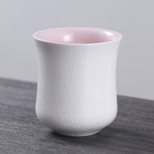 Ceramic Coffee Tasting Cup North European Style White Ice Crack Design 150ML Concentrated Coffee Scented Tea Cup Bin Coo Brand