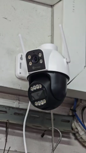 กล้องวงจรปิดไฮวิว 2เลนส์ 2MP/2MP WIFI รุ่น HW-33MPT40W-D ติดตามบุคคล ภาพสีกลางคืน24ชั่วโมง