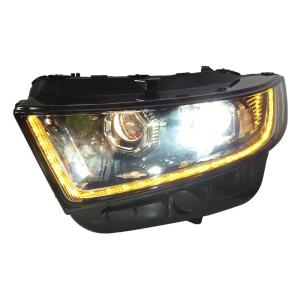 Upgrade Low to High Configuration Bi-LED Projector Flow Light Xenon Headlights Assembly