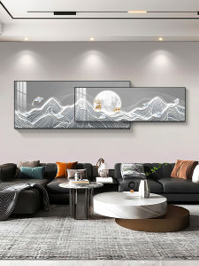 Modern Light Luxury Living Room Decorative Painting Lucky Deer High-Rise Sofa Wall Painting High-End Elegant Overlay Landscape Mural