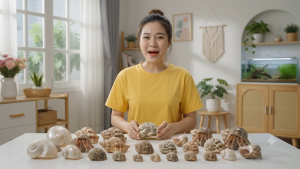 Vỏ ốc cừ đỏ vỏ ốc voi tự nhiên dành cho ốc mượn hồn cua ẩn sĩ vỏ ốc biển trang trí tiểu cảnh. ốc mượn hồn HCM