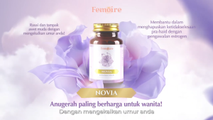 【Limited-time offer】 Novia 100%正品 Femoire Novia 宝藏女丸 60s 藏红花 女性调理 舒缓经痛 调节荷尔蒙失调 保护卵巢 改善睡眠
