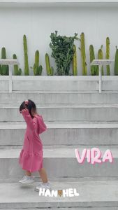 Jaket Hoodie Dress anak Perempuan Babyterry 2 - 8 tahun Model VIRA by HANHEL