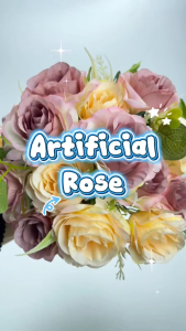 ARTIFICIAL TEA ROSE / BUNGA MUM / ARTIFICIAL FLOWER / ARTIFICIAL FLOWER / BUNGA HIASAN / WEDDING DECOR /AF10055