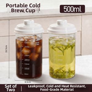 KuaKe | Food Grade Portable Heat-Resistant Cold Brew Cup