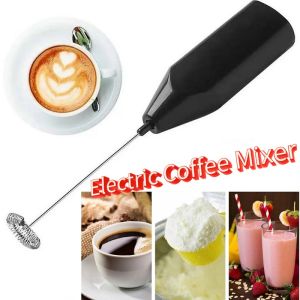 1pc Electric Milk Frother Handheld Mixer Coffee Foamer Egg Beater Cappuccino Stirrer Mini Portable Blenders Home Kitchen Whisk Tool