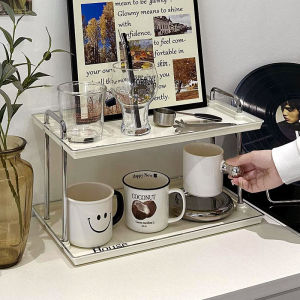 Fancy Accessible Luxury Cup Holder French Good-looking Double-Layer Kitchen Home Red Wine Champagne Liquor Cup Storage Storage Rack