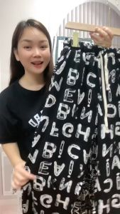 Quần LỤA Chữ To Ống Rộng Nữ chất liệu cao cấp Mát mẻ Kiểu dáng thịnh hành Có big size cho chuppy