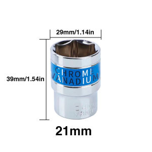 8-32mm 1/2" Drive Deep Impact Socket Set Drive Metric Wrench Socket Deep Impact Socket Pneumatic Wrench Head Tire Removal Tools