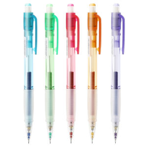 Pilot HFGP-20N Automatic Pencil 0.5mm Không Gãy Đầu Chì Trong Suốt Thoải Mái Cầm Nắm Cọ Mài Đầu Chì Có Đệm Bút Chì