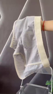 Quần Sịp Boxer Nam Chất Vải Cotton Kiểu Dáng Sọc Mềm Mại Quần Lót Đùi Nam Thoáng Mát Co Giãn 4 Chiều Ôm Dáng Nhiều Màu