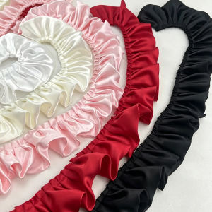Ribbon House | (1 Meter/roll)5.5cm Double-Layer Lace Ruffle Princess Skirt Accessory Handmade Design Diy Comfortable Fabric