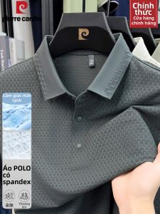 Pierre Cardin | Áo Polo Nam Mùa Hè Kinh Doanh Phong Cách Dễ Dàng Ice Silk