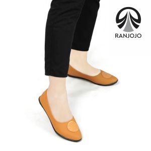 Sepatu Flat shoes Ballerina Sepatu Kerja Wanita RN06