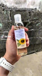 - BUY 5 SAVE MORE!! - Organic Hers Sunflower Oil 100% Cold Pressed Body Oil 100ml