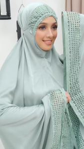 **Zahra 0lshopp - ROYAL ALISHA - Mukena Couple Lebaran Terbaru Anak Remaja dan Dewasa Bahan Sutera Armani Halus Lembut dan Adem**