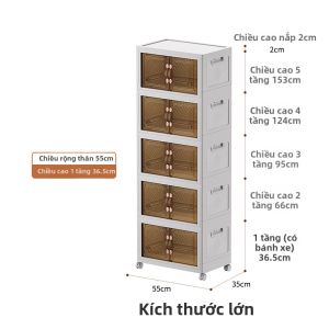 Tủ Đựng Không Cần Lắp Ráp Cho Trẻ Em