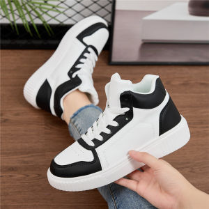 ORNGMALL รองเท้าผ้าใบลำลองของผู้หญิงรองเท้าสเก็ตสูงระบายอากาศน้ำหนักเบากันลื่นสบายกีฬาวิ่งรองเท้าใส่เดินสำหรับ WSomen 36-45