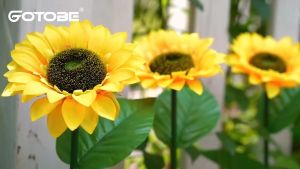 IP65 Waterproof Solar Sunflower Lights Outdoor for Courtyard garden solar light 太阳能灯