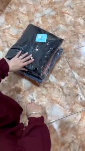 Wringkle Midi Dress Premium Import