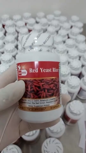 Red Yeast Rice Plus 600 mg with Polysaccharide and Berberine ข้าวยีสต์แดง พลัส ตรา บลูเบิร์ด 600 มก 60 แคปซูล