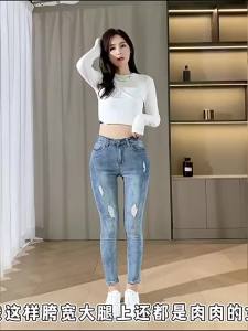 《406》High Waist Wide Leg Pants Womens Casual Drapey Wool Blend Spring Autumn New Straight Cut Suit Pants Fashionable Short Women
