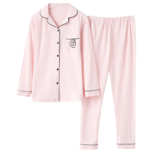 Pure Cotton Thin Spring Summer Maternity Nightgown Feeding Mother Home Clothes Set Womens Style Autumn Afterpartum Home Suit