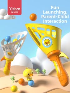 YISBRO | Interactive Parent-Child Ejection and Catching Ball Educational Toy