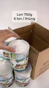 Combo Thùng 12 Lon Sữa Hạt Ngũ Cốc 25 Green Nutri Nhập Khẩu - Lon 750gr